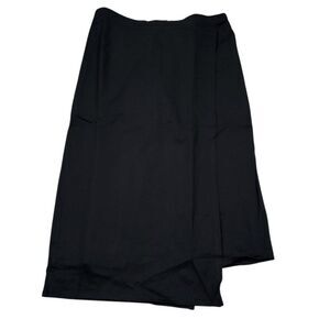 Betabrand Sassiest Pants Dress Pants Skirt Overlay Black Size Large Petite LP